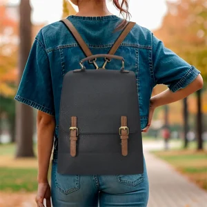 Stylish Leather Backpack