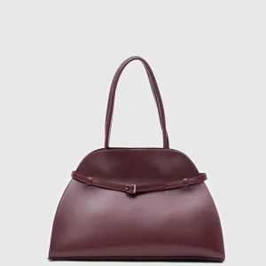 Elegant Burgundy Handbag